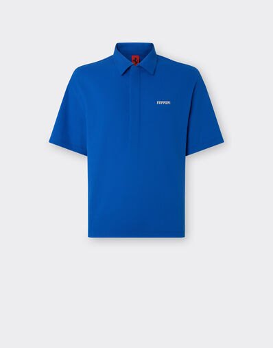 Ferrari 法拉利徽标有机棉 Polo 衫 克莱因蓝 21787f