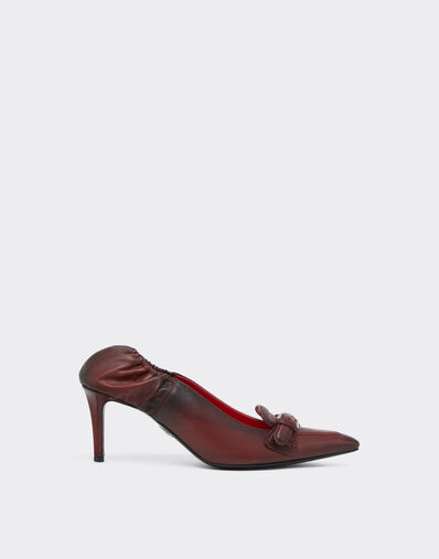 Ferrari 皮革带跟乐福鞋 Maison Red 49884f