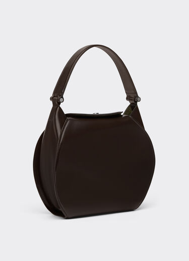 Ferrari La Ferrari Dino Hobo Bag 深棕色 21684f