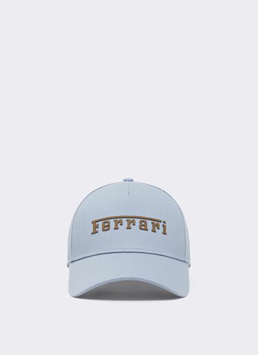 Baseball-Cap aus Baumwolltwill Ferrari Baseball-Cap aus Baumwolltwill Powder Blue CANCP0007WCO0004f