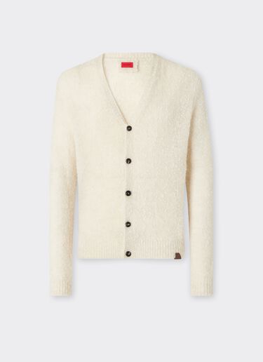 Ferrari Cashmere and silk cardigan Oat 49904f