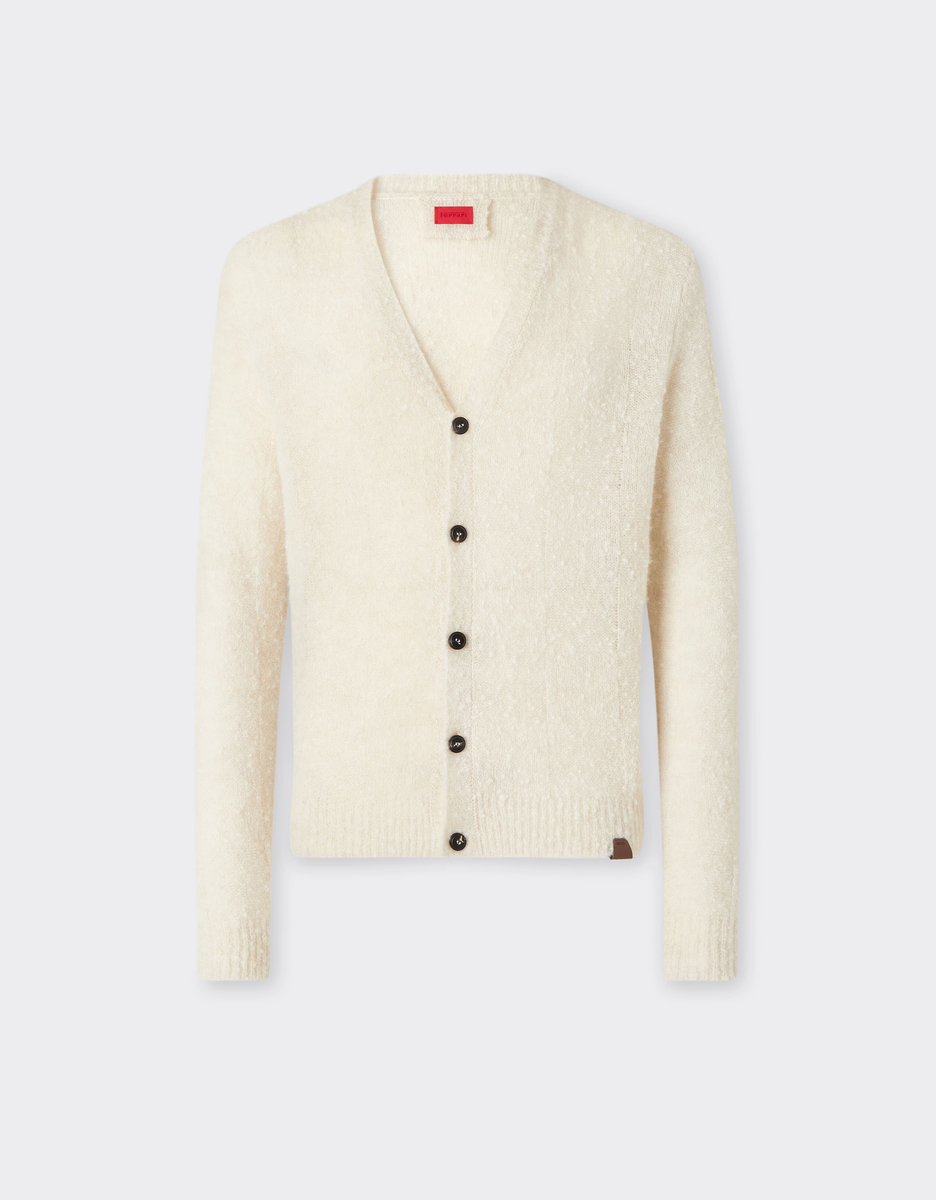 Ferrari Cashmere and silk cardigan Oat 49904f