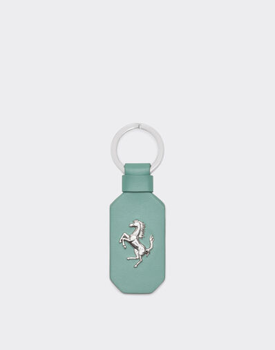 KEYRING PLAIN LEATHER Ferrari KEYRING PLAIN LEATHER Verde Granito 50618f