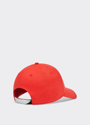 Ferrari 涂层徽标棒球帽 Rosso Corsa 红色 20403f