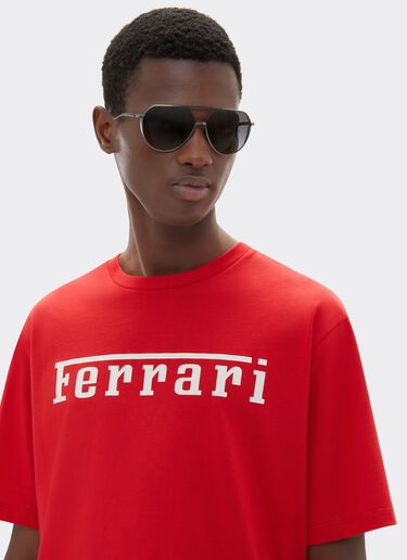 Ferrari 法拉利徽标棉质 T 恤 赛车红 21179f