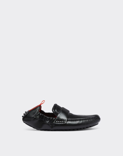 Ferrari Nappa leather driver shoe Nero 50829f