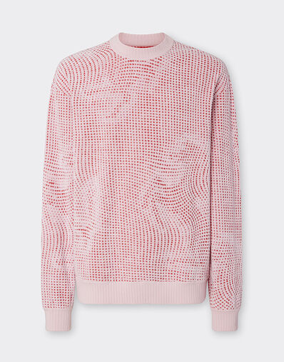 Ferrari Cavallino Dots 图案提花毛圈卫衣 紫藤色 22750f