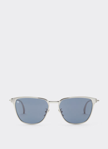 Ferrari Ferrari sunglasses in  silver-coloredmetal  with blue crystal lenses Silver LA0LAf