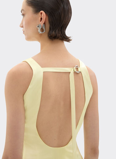 Stretch satin top Ferrari Stretch satin top Iris Yellow 49932f