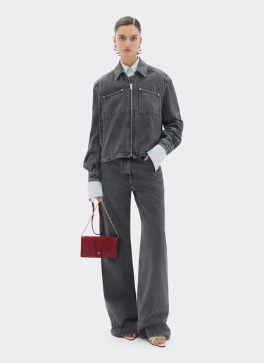 Dark marbled denim trousers Ferrari Dark marbled denim trousers Granite Gray 49946f