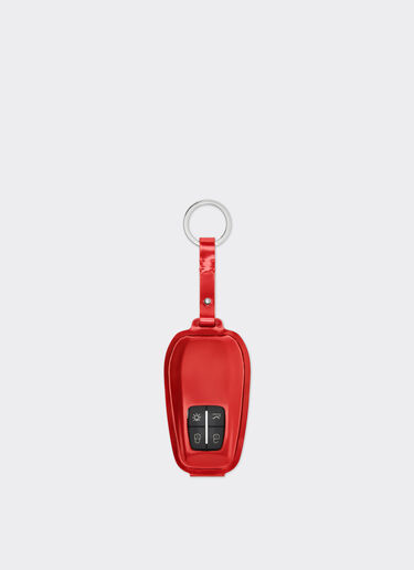 法拉利亮面皮革钥匙扣 Ferrari 法拉利亮面皮革钥匙扣 Rosso Dino 红色 49749f