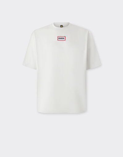  T-shirt with Scuderia Ferrari graphic Avorio SJMTH0003JCO0016f