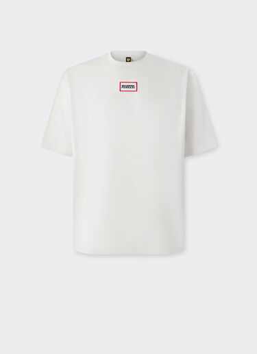  T-shirt with Scuderia Ferrari graphic Avorio SJMTH0003JCO0016f