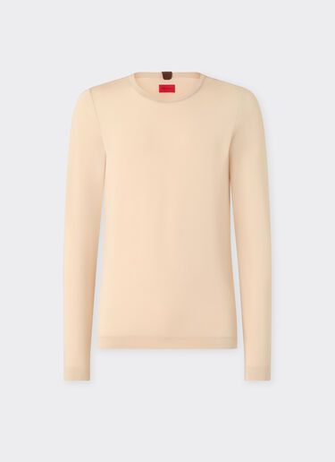 Ferrari 长袖平纹针织 T 恤 Powder Pink 50343f