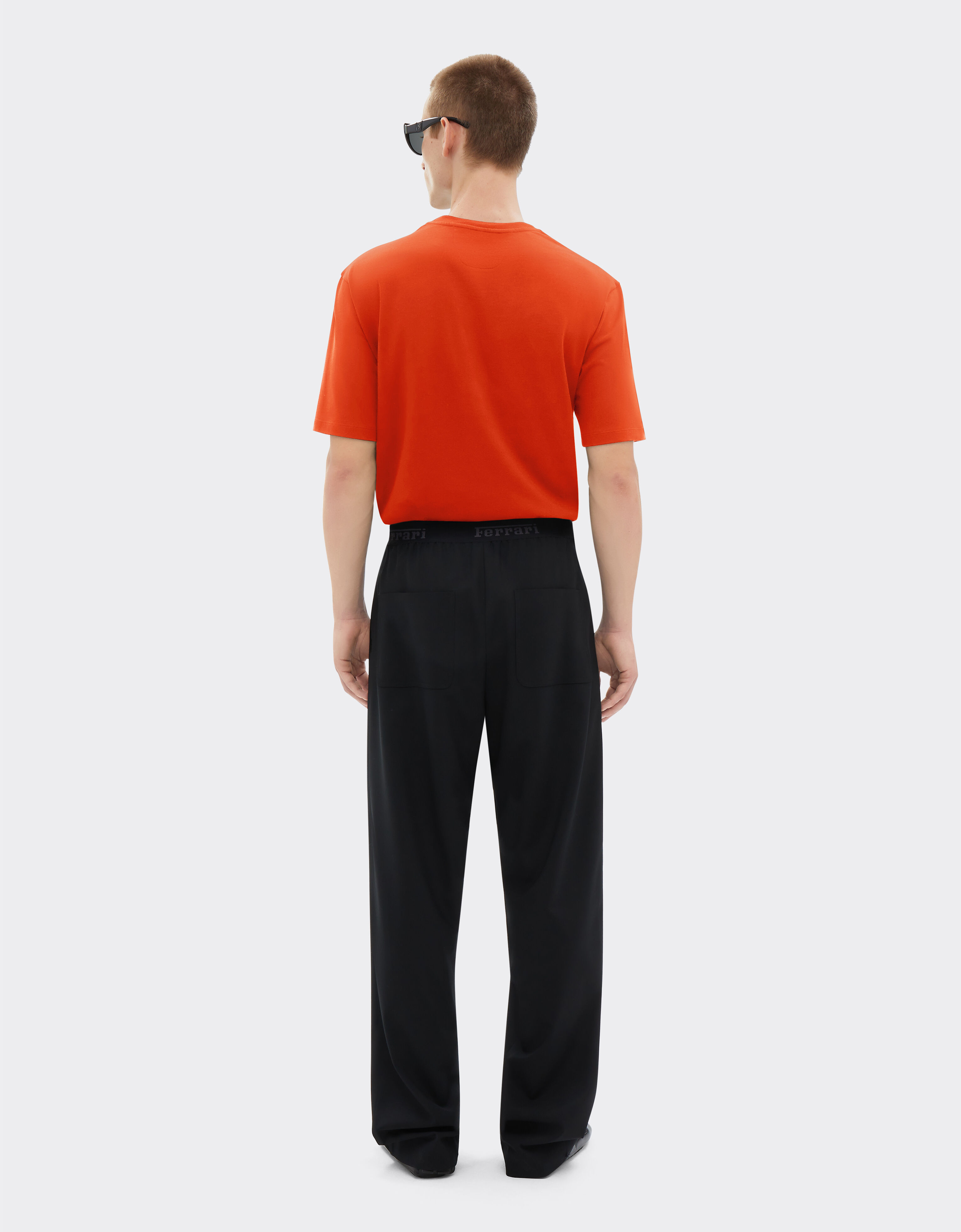 Ferrari 法拉利徽标棉质 T 恤 赛车红 21163f