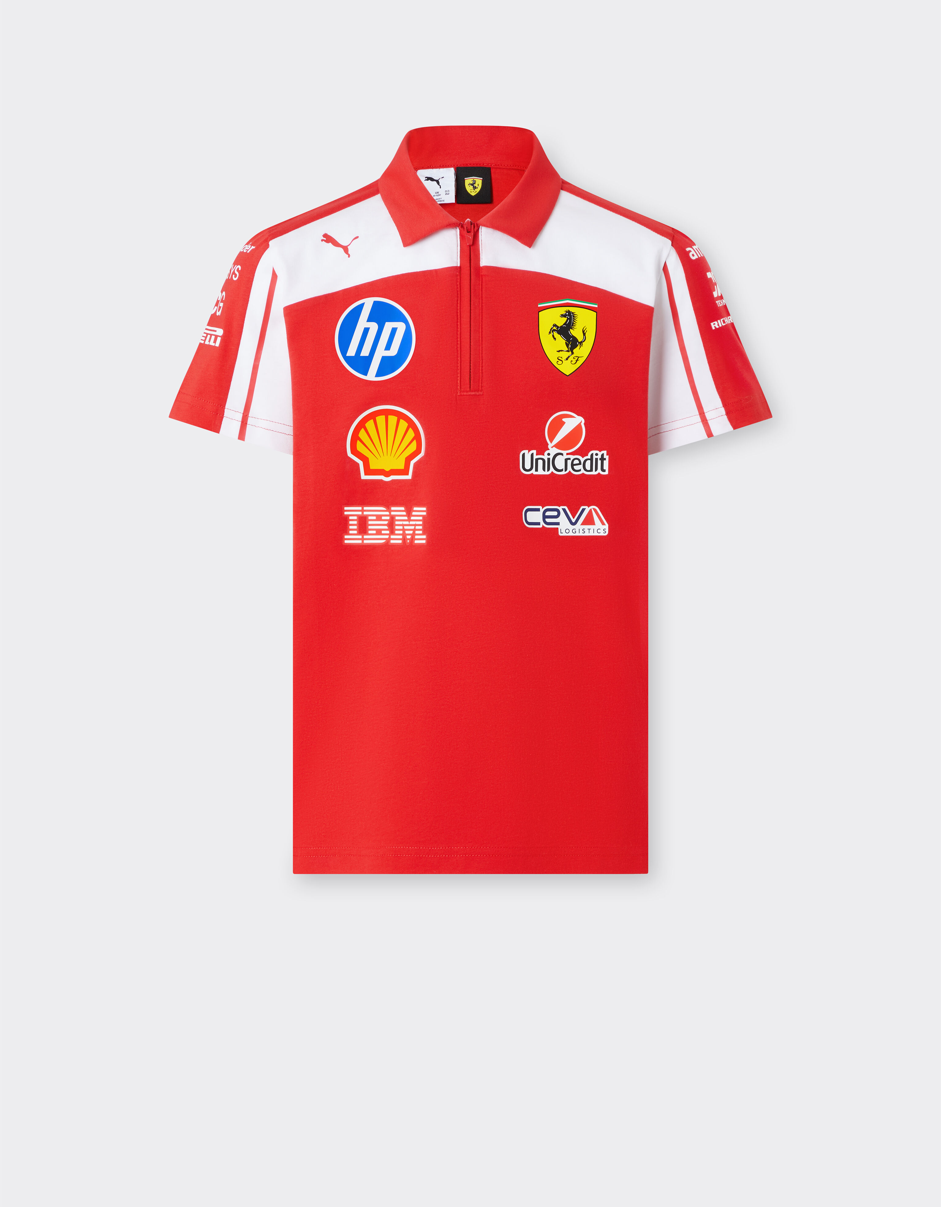 Replica 2026 Puma for Scuderia Ferrari HP children's polo shirt Ferrari Replica 2026 Puma for Scuderia Ferrari HP children's polo shirt Red LA0H5fK