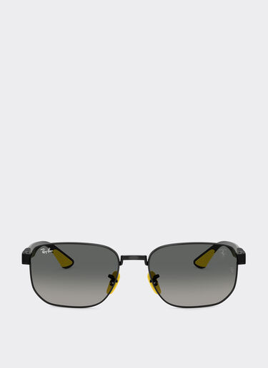 Ferrari Ray-Ban for Scuderia Ferrari RB8329M in black metal with gradient grey lenses Nero LA0JVf