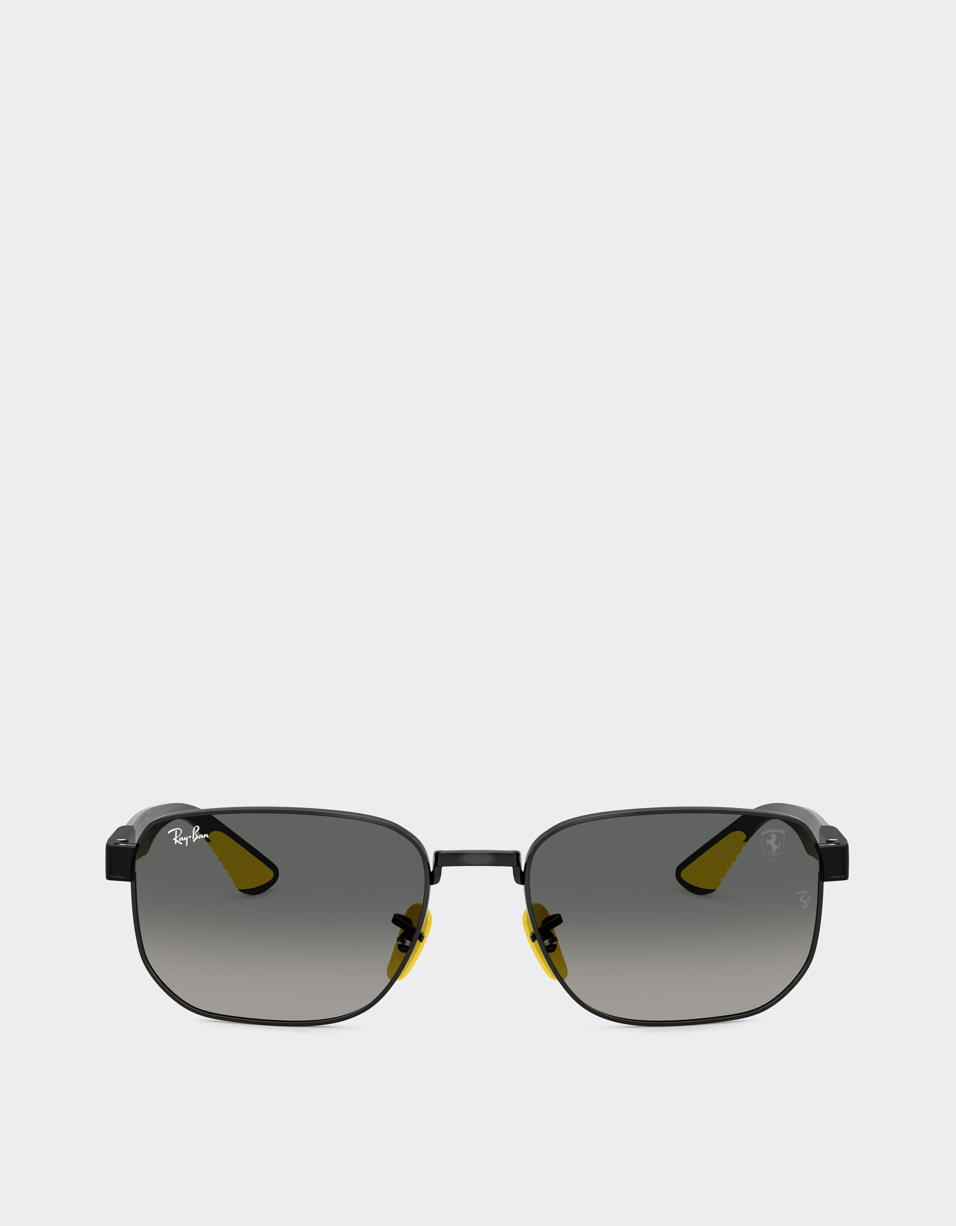 Ferrari Ray-Ban for Scuderia Ferrari RB8329M in black metal with gradient grey lenses Nero LA0JVf