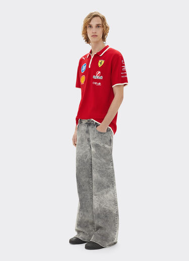 Ferrari Puma 与 Scuderia Ferrari HP 合作款上海特别版 Polo 衫 红色 LA04Jf