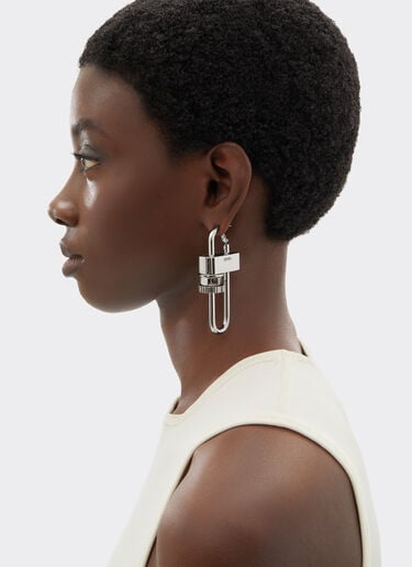 Ferrari 金属耳环 Cromo Lucido 51179f