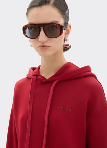 Technical jersey hoodie Ferrari Technical jersey hoodie Maison Red 50812f