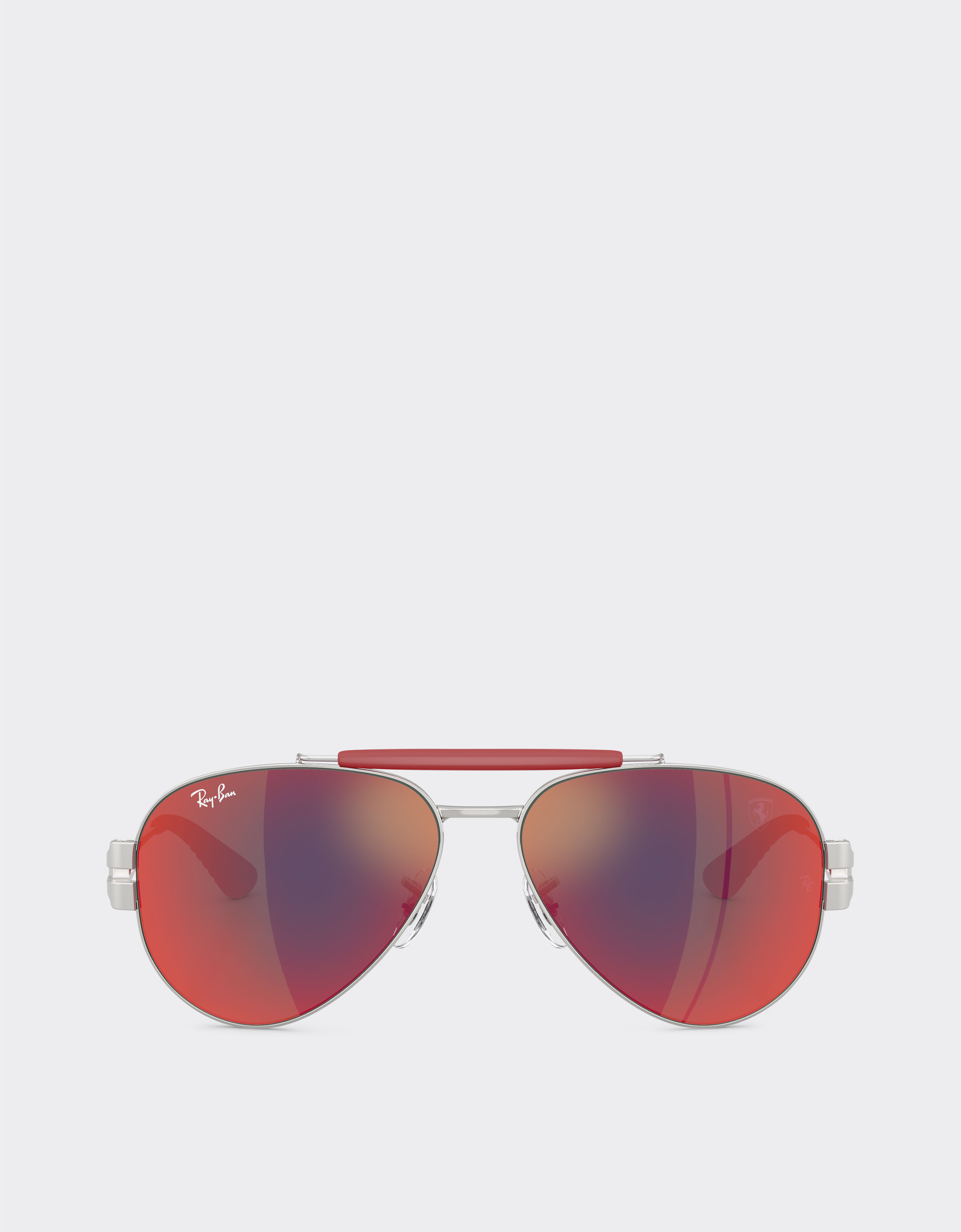 Ferrari Ray-Ban for Scuderia Ferrari RB3762M Hypercar 银色 LA017f