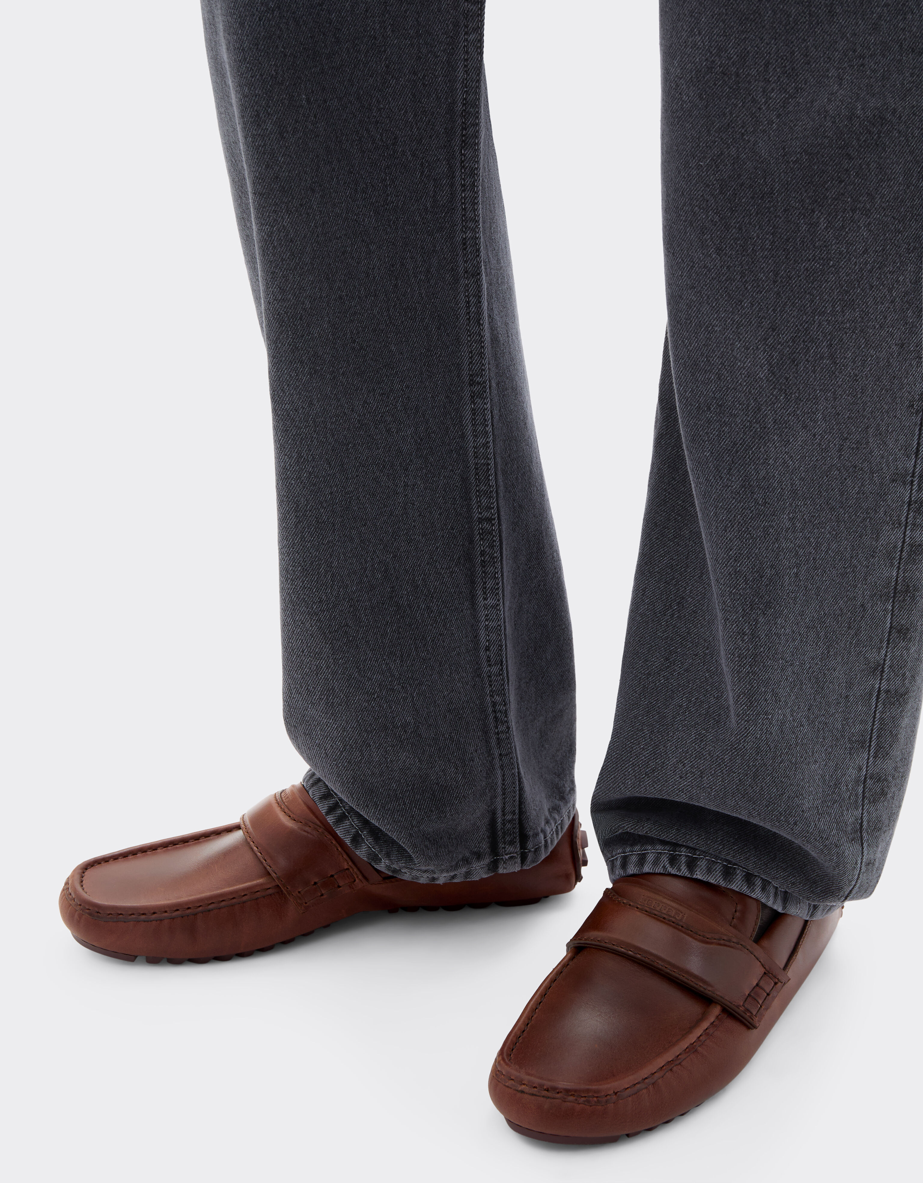 Nappa leather driver shoes Ferrari Nappa leather driver shoes Brown 49990f