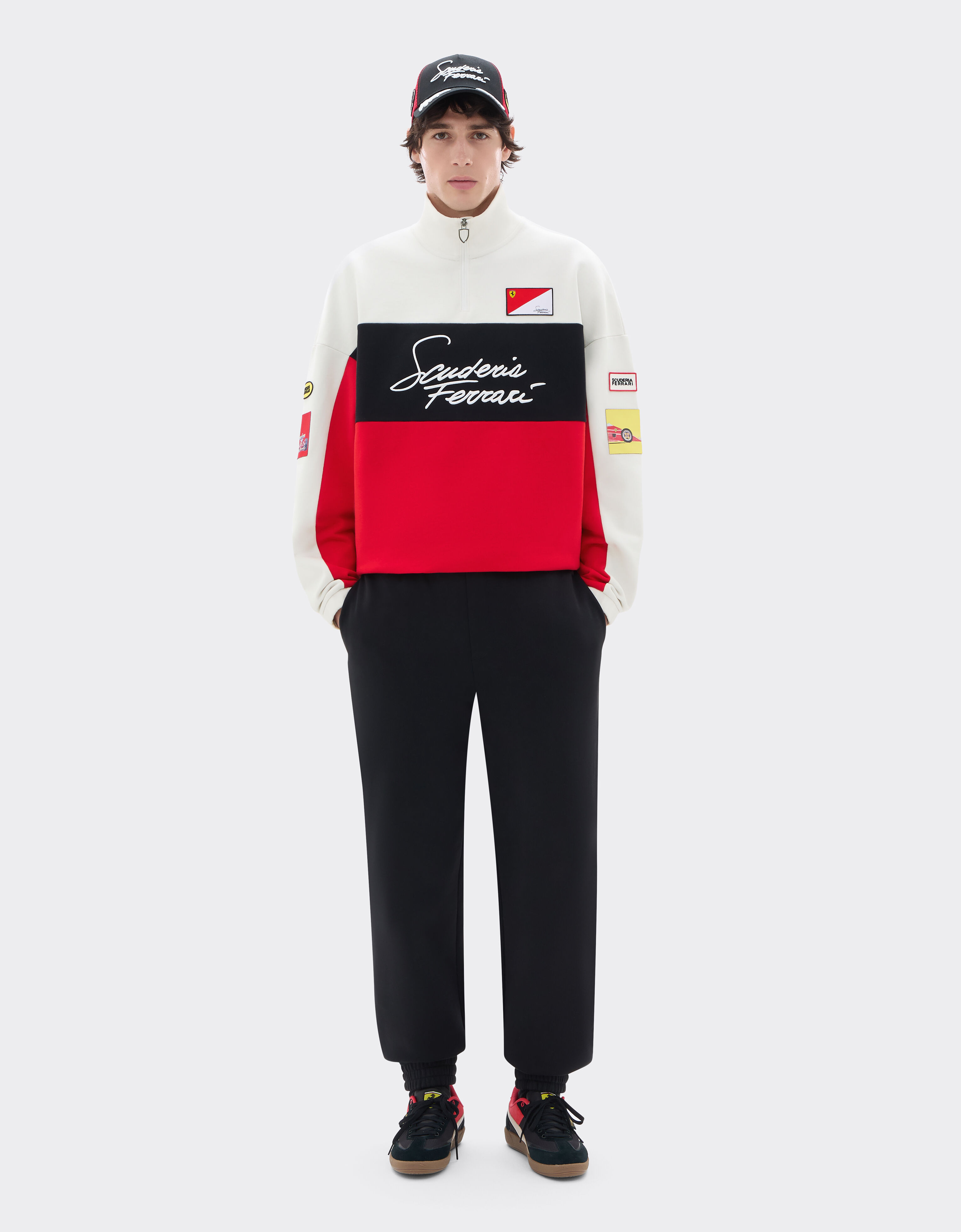 Ferrari Sweat en coton Scuderia Ferrari Black SJMSW0042JCO0039f