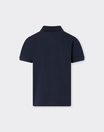 Ferrari 法拉利徽标有机棉 Polo 衫 海军蓝 22760fK