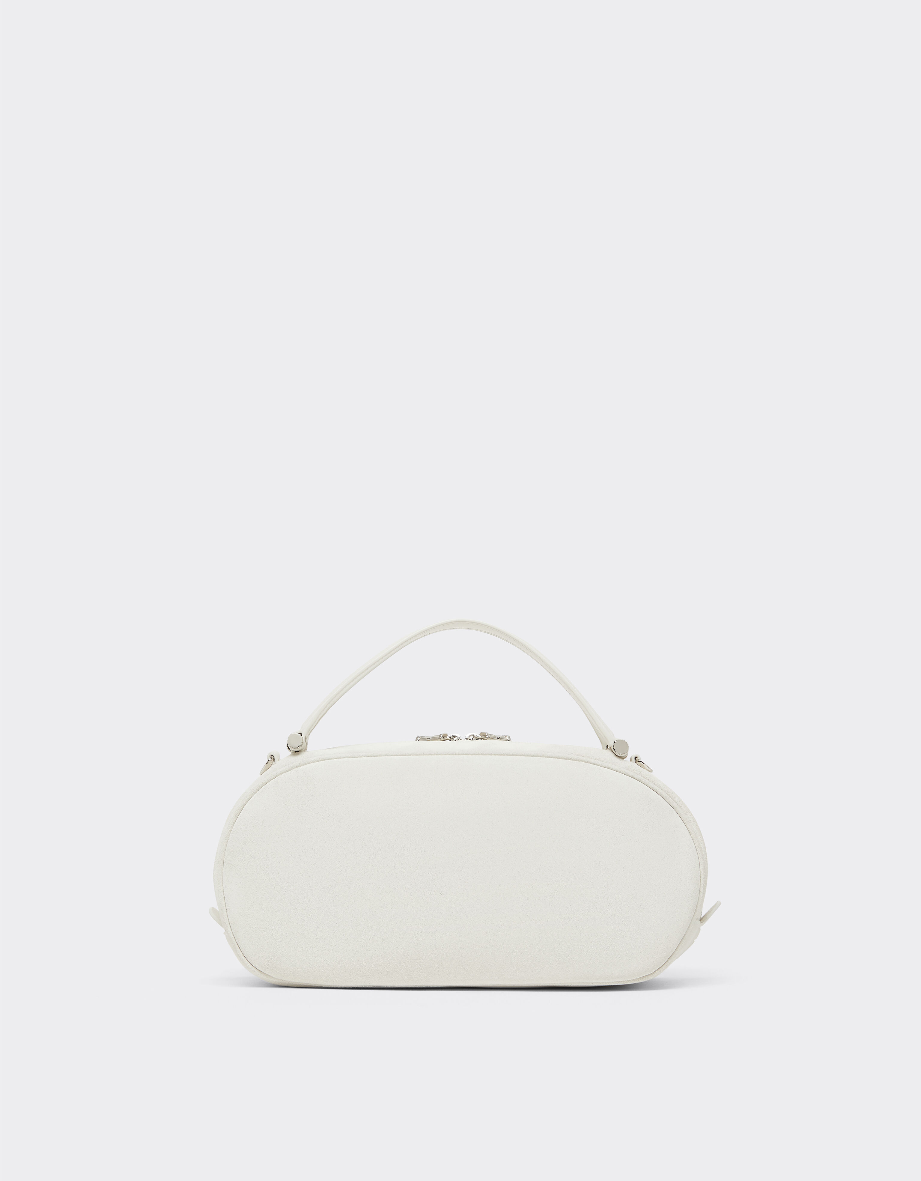 Ferrari La Ferrari Dino 迷你保龄球包，麂皮与皮革材质 Avorio 51175f