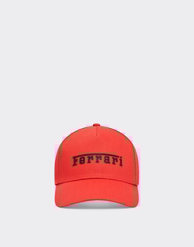 Ferrari 涂层徽标棒球帽 Rosso Corsa 红色 20403f