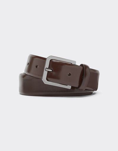 Ferrari Leather belt Espresso 49261f