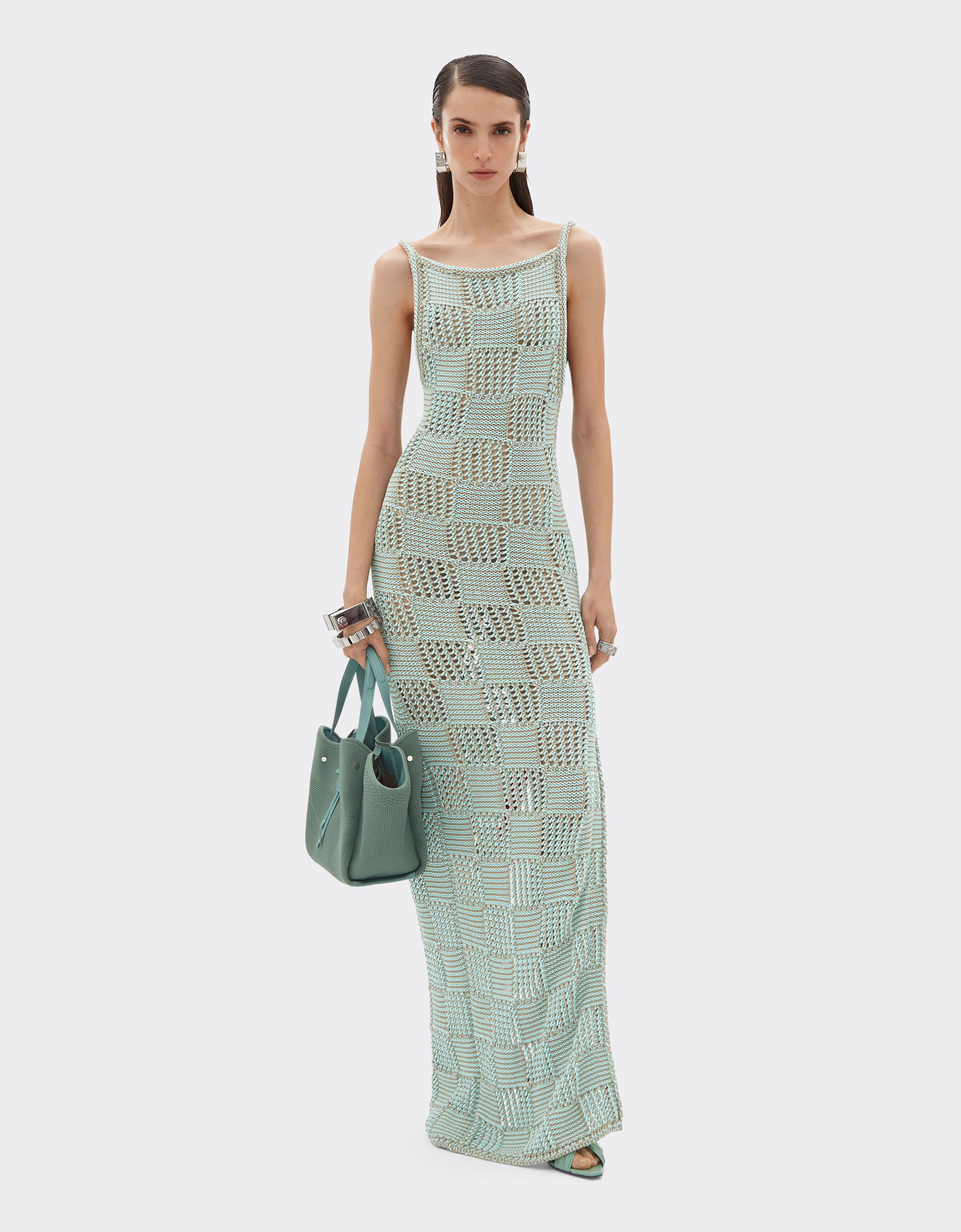 Ferrari 3D 棉质长款连衣裙 Granite Green 50123f