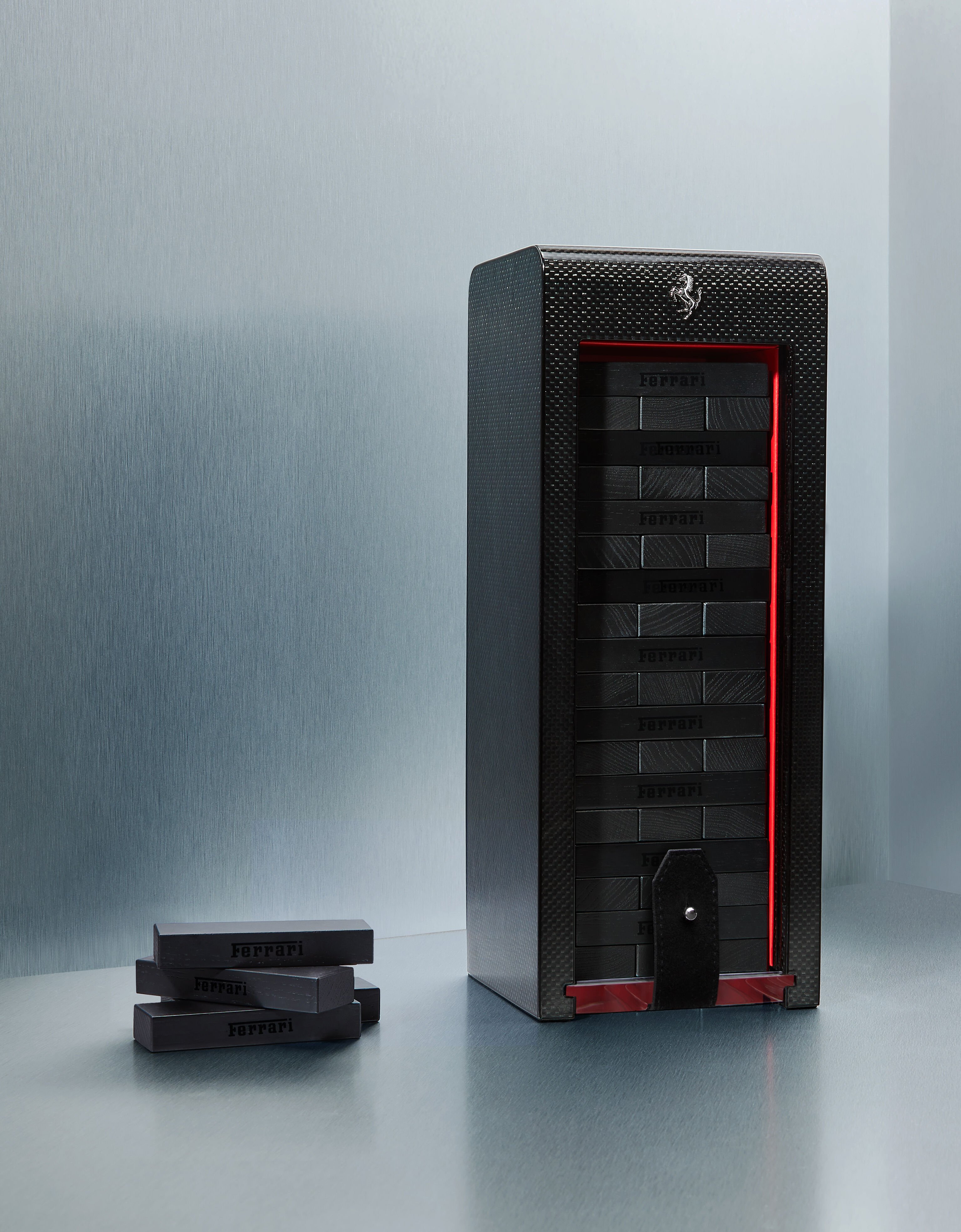 Carbon fiber tower game Ferrari Carbon fiber tower game Black 50773f