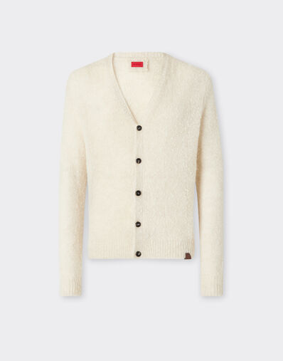 Ferrari Cashmere and silk cardigan Oat 49904f