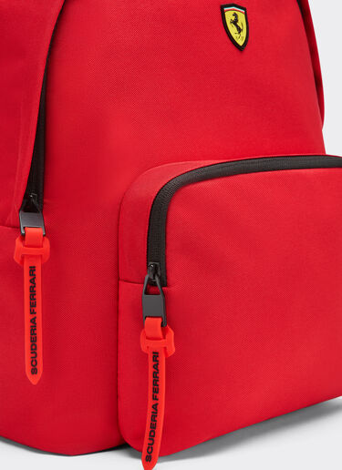  Technical fabric backpack with Ferrari Scudetto Rosso SBNBP0002HMM0017f