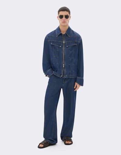 Ferrari 明线牛仔夹克 Blu Denim CDMJK0008DCO0014f
