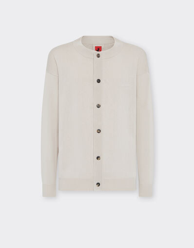 Ferrari Cotton and silk cardigan Maison Red 22362f