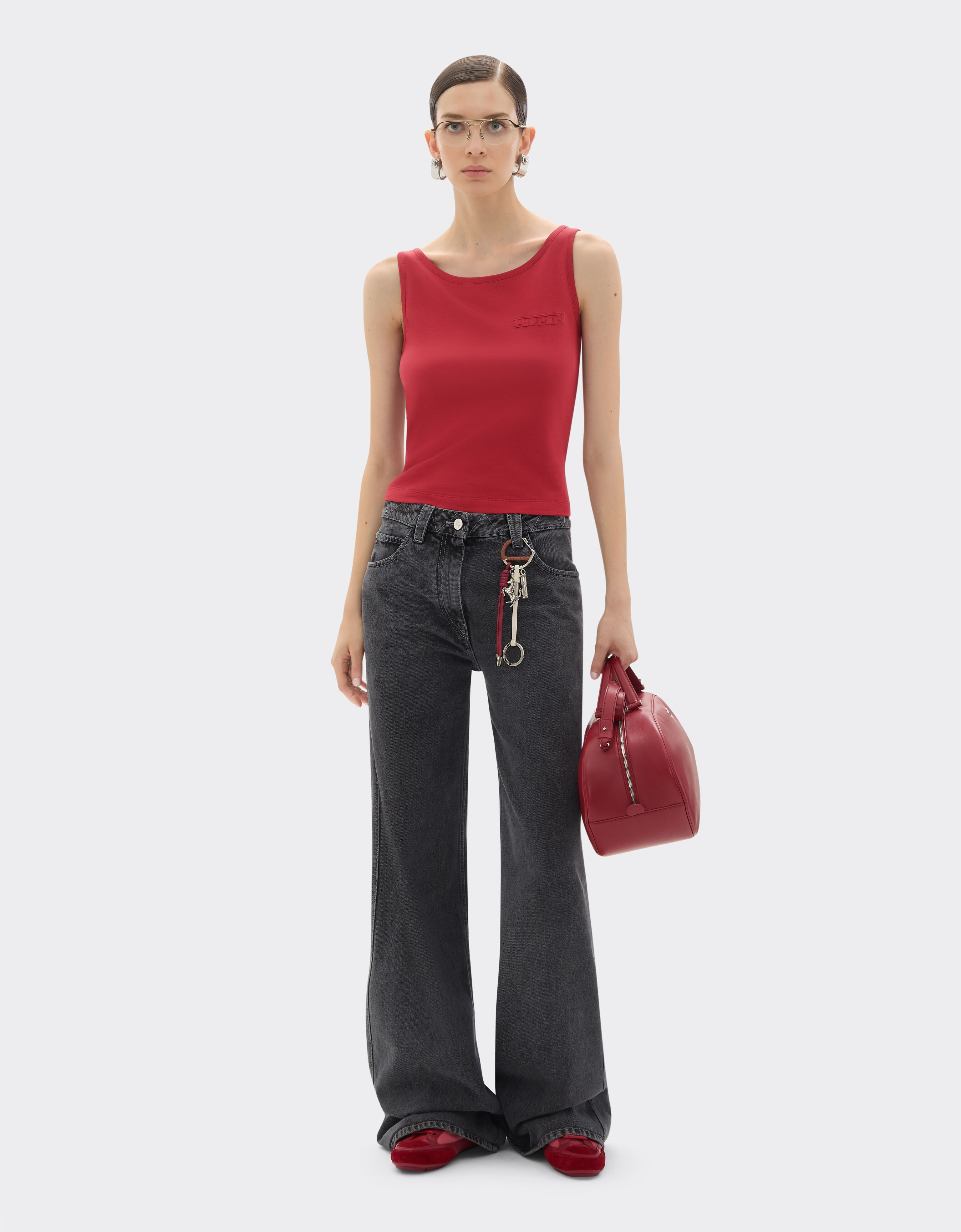 Ferrari 法拉利徽标棉质背心 Maison Red 50848f