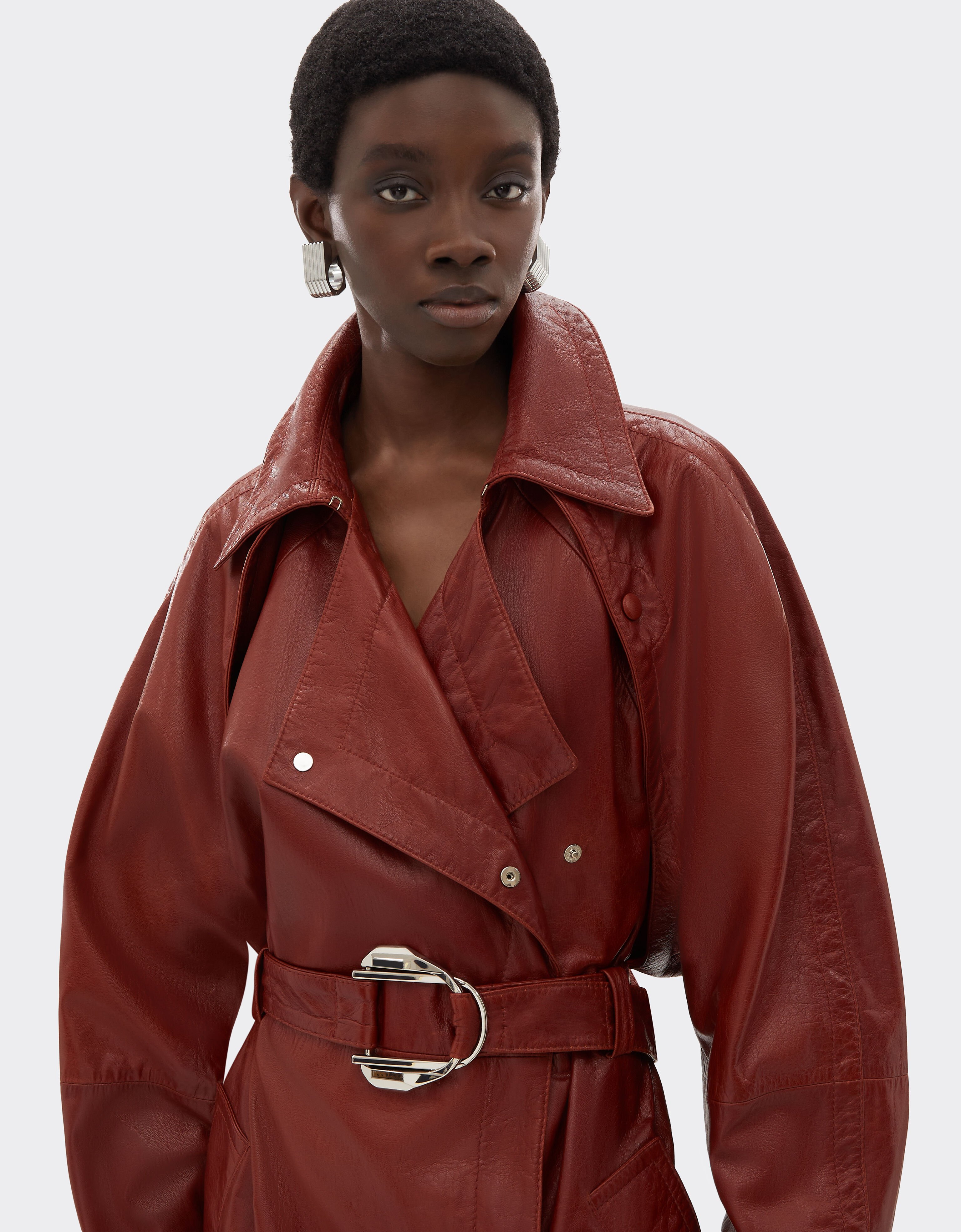 Ferrari 上腊皮革外套 Fired Brick 51441f