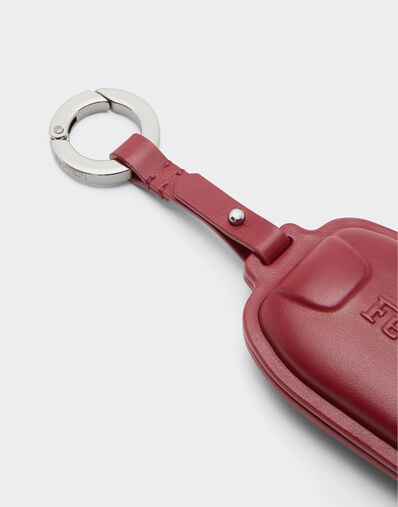 Ferrari 法拉利徽标皮革钥匙扣 Maison Red 50584f