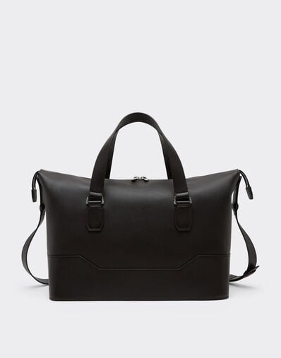 Ferrari Garnet leather duffle bag Marrone Scuro 50581f