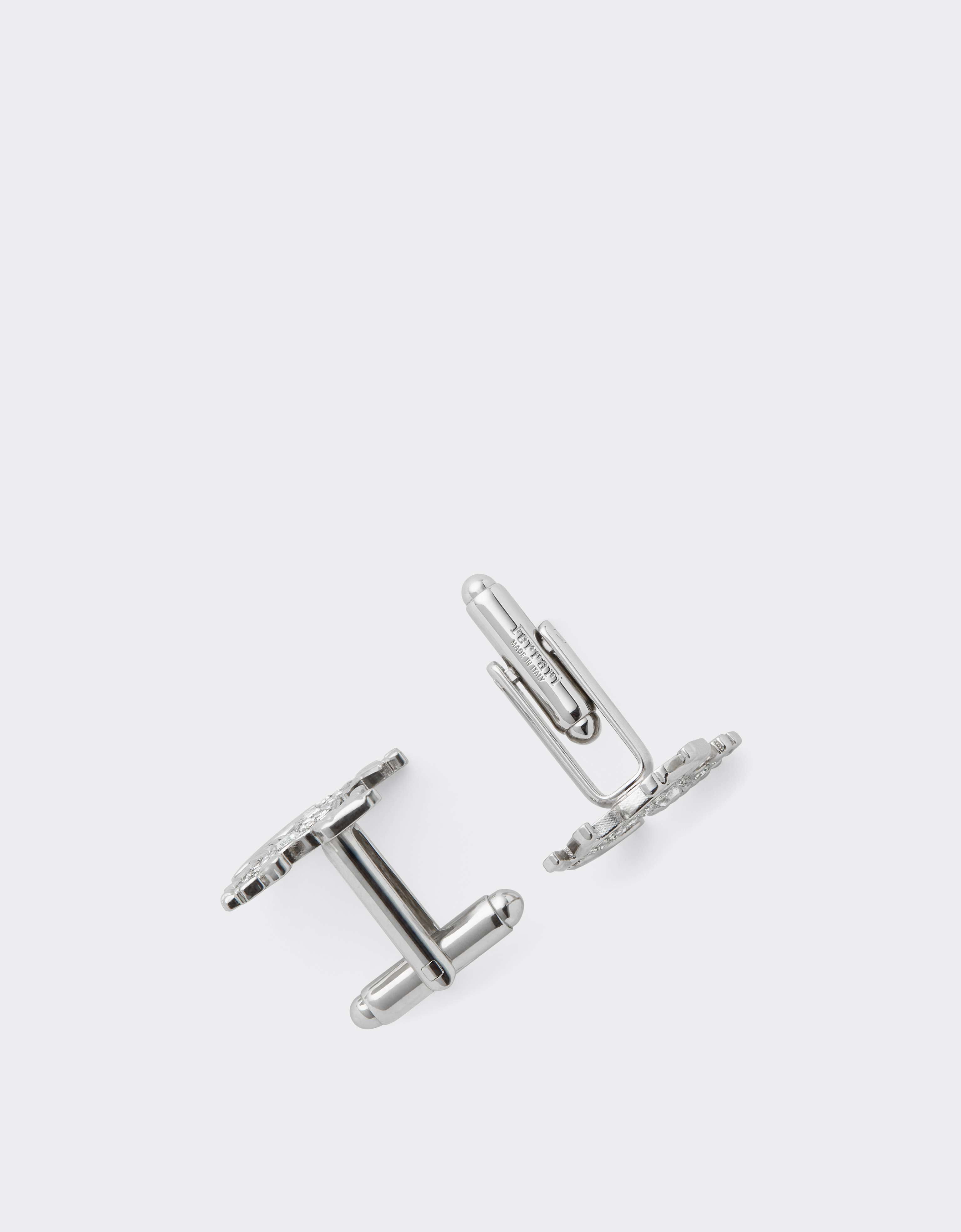 水钻跃马徽标袖扣 Ferrari 水钻跃马徽标袖扣 Silver CGMCF0002JU00005f