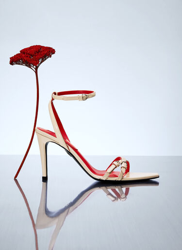 Ferrari Glossy leather sandals Powder Pink 50374f