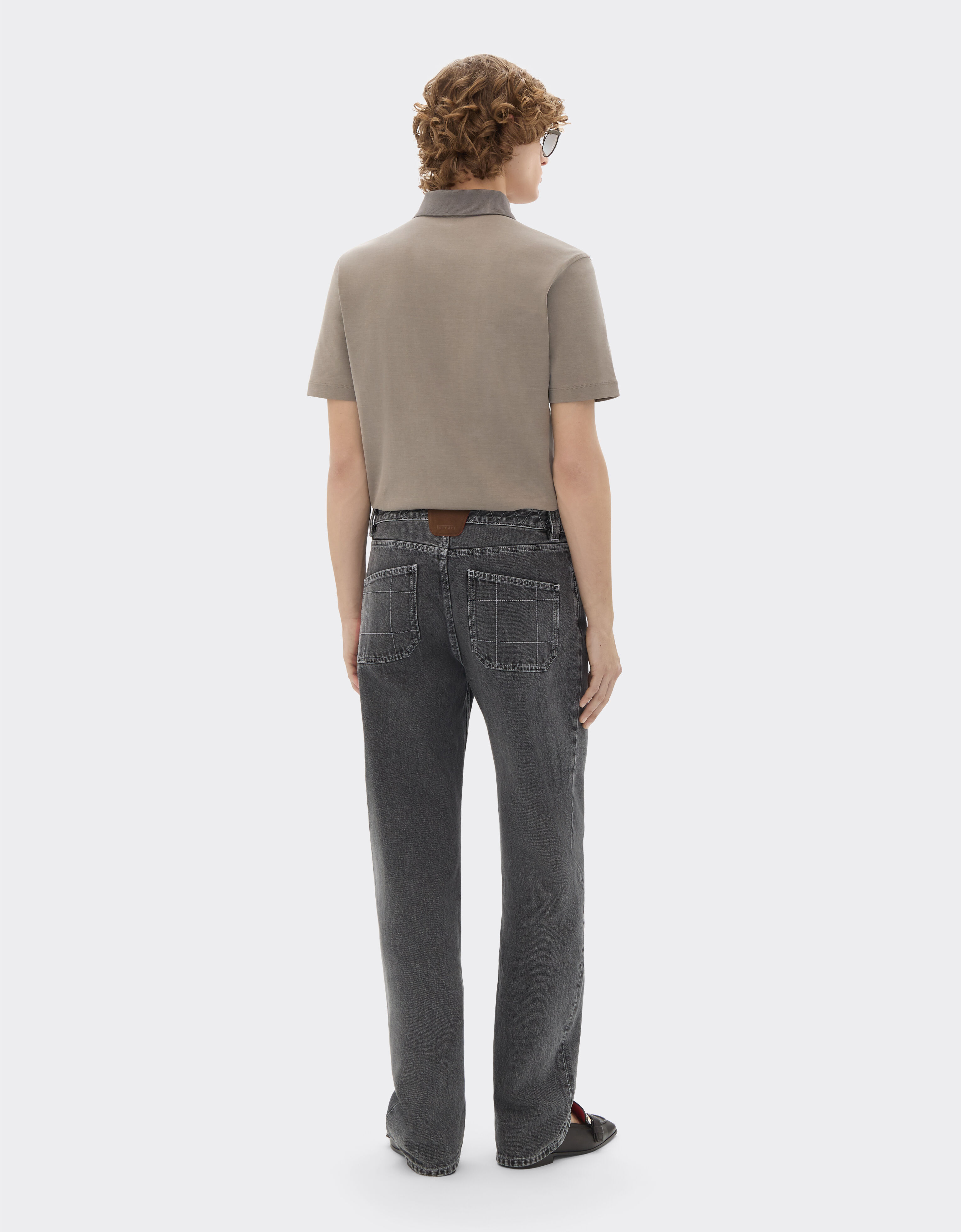 Ferrari 法拉利徽标棉质 Polo 衫 Clay 50994f