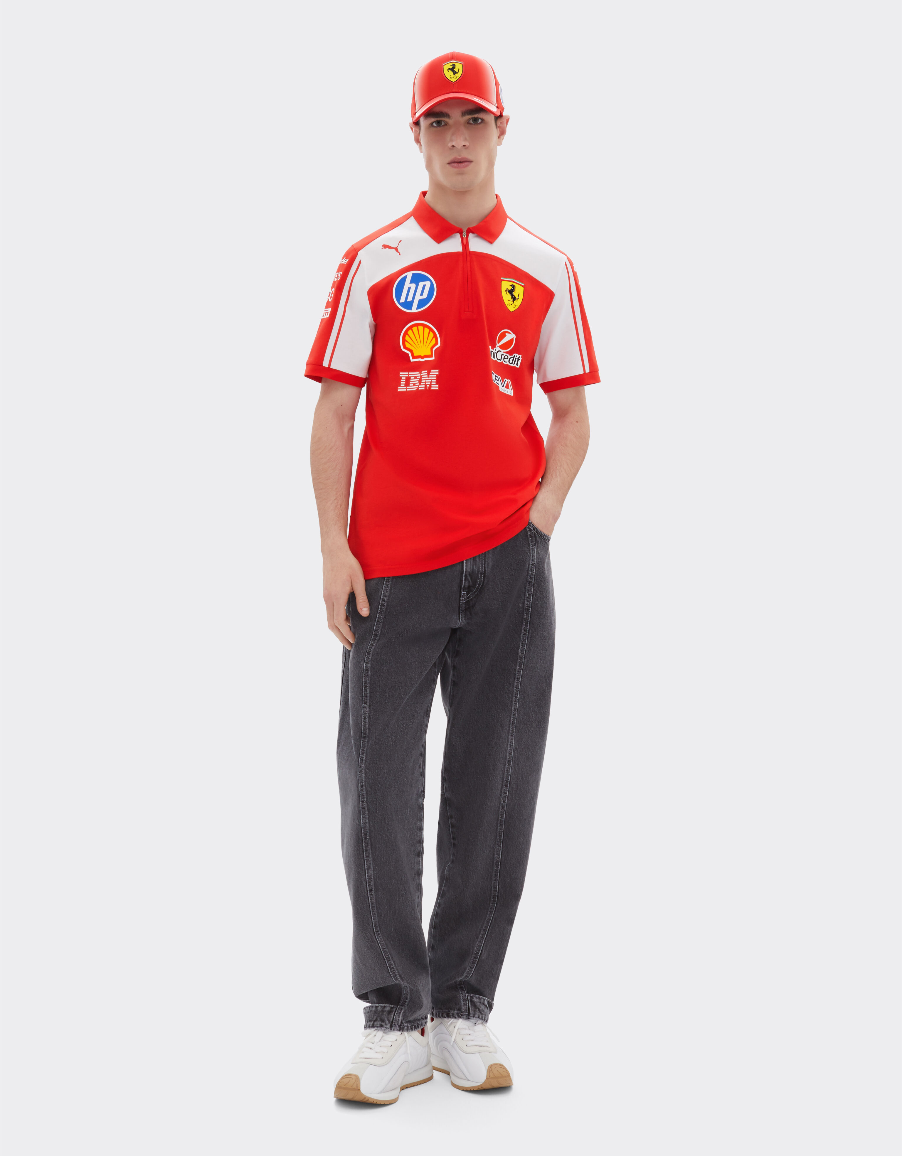 Ferrari Replica 2026 Polo Shirt Puma for Scuderia Ferrari HP Rosso LA0HCf