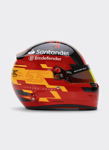 Ferrari 2024 Carlos Sainz helmet in 1:1 scale 红色 F1343f