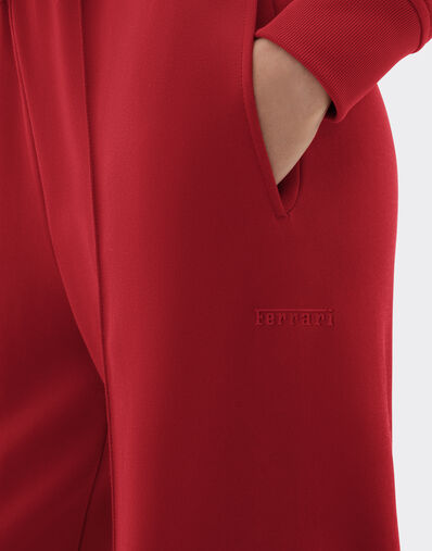 Ferrari Technical jersey fleece pants Maison Red 49939f