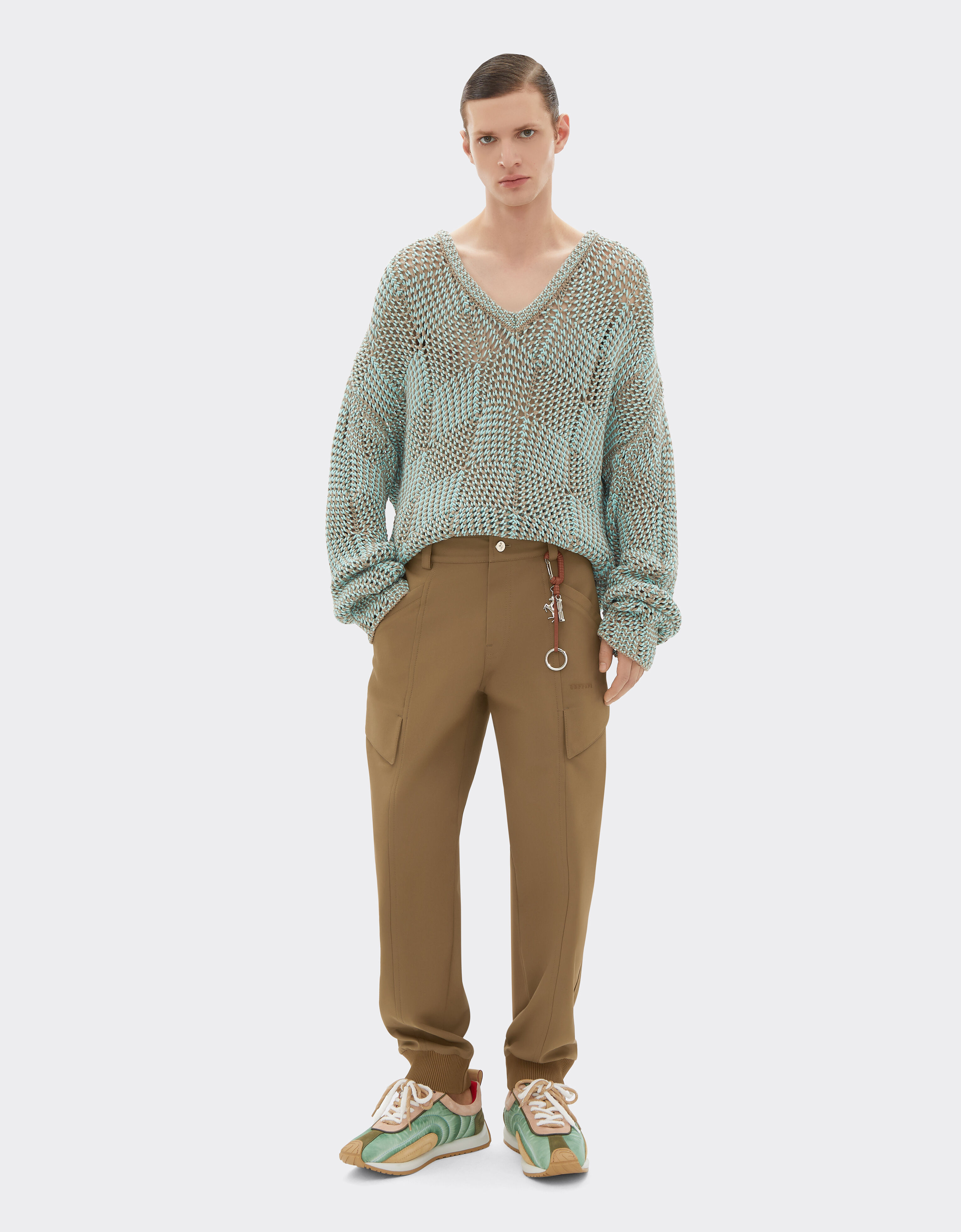 Ferrari 科技棉质工装裤 Khaki Green 50354f