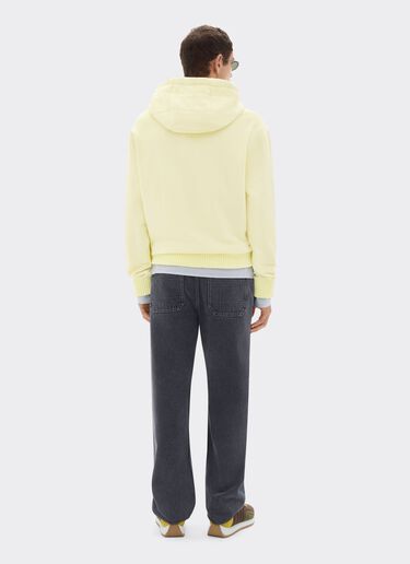 Cotton and cashmere hoodie Ferrari Cotton and cashmere hoodie Iris Yellow 49940f